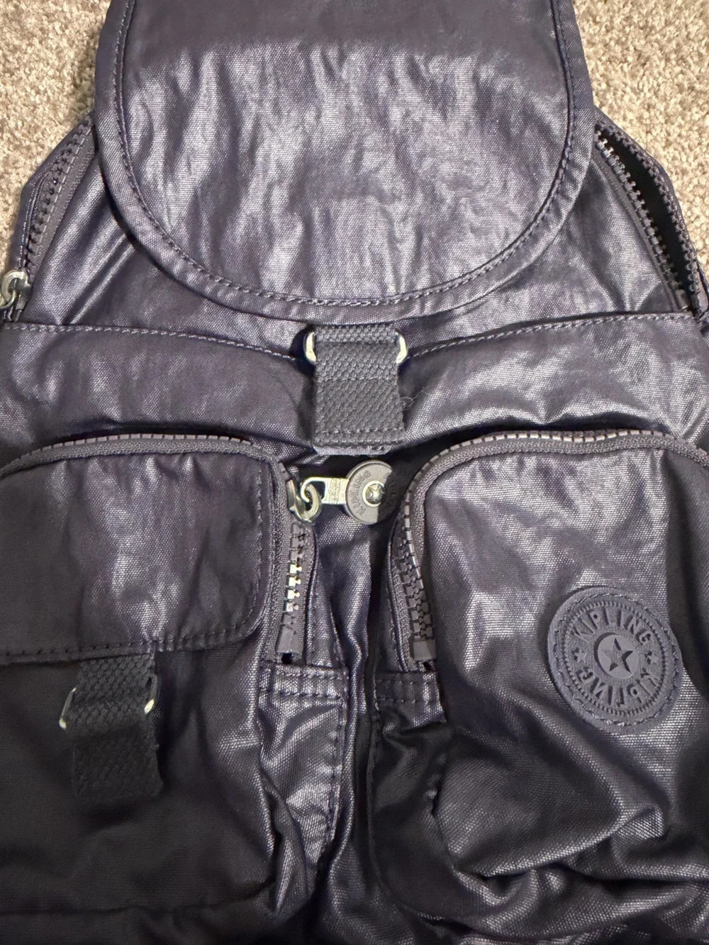 Kipling Lovebug Metallic Small Backpack
